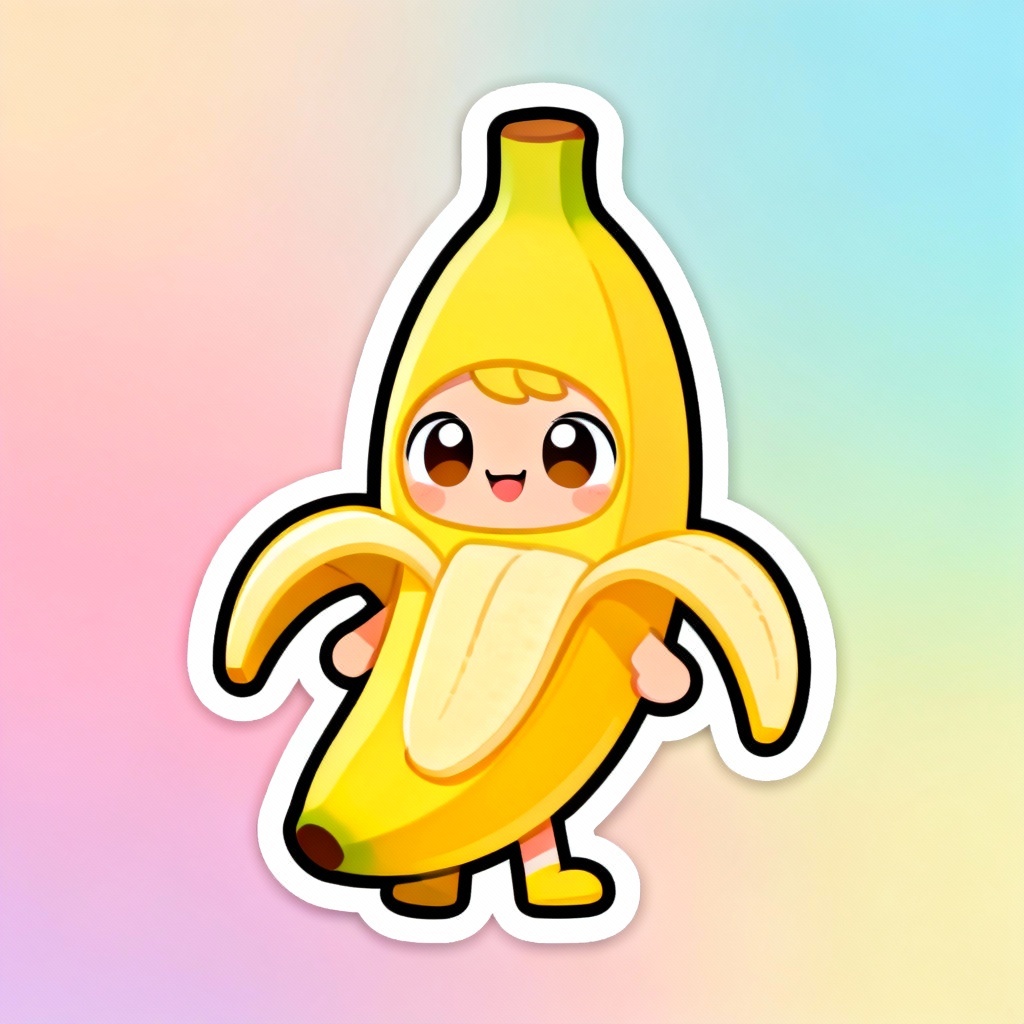 Kawaii chibi banana suit funny profile picture