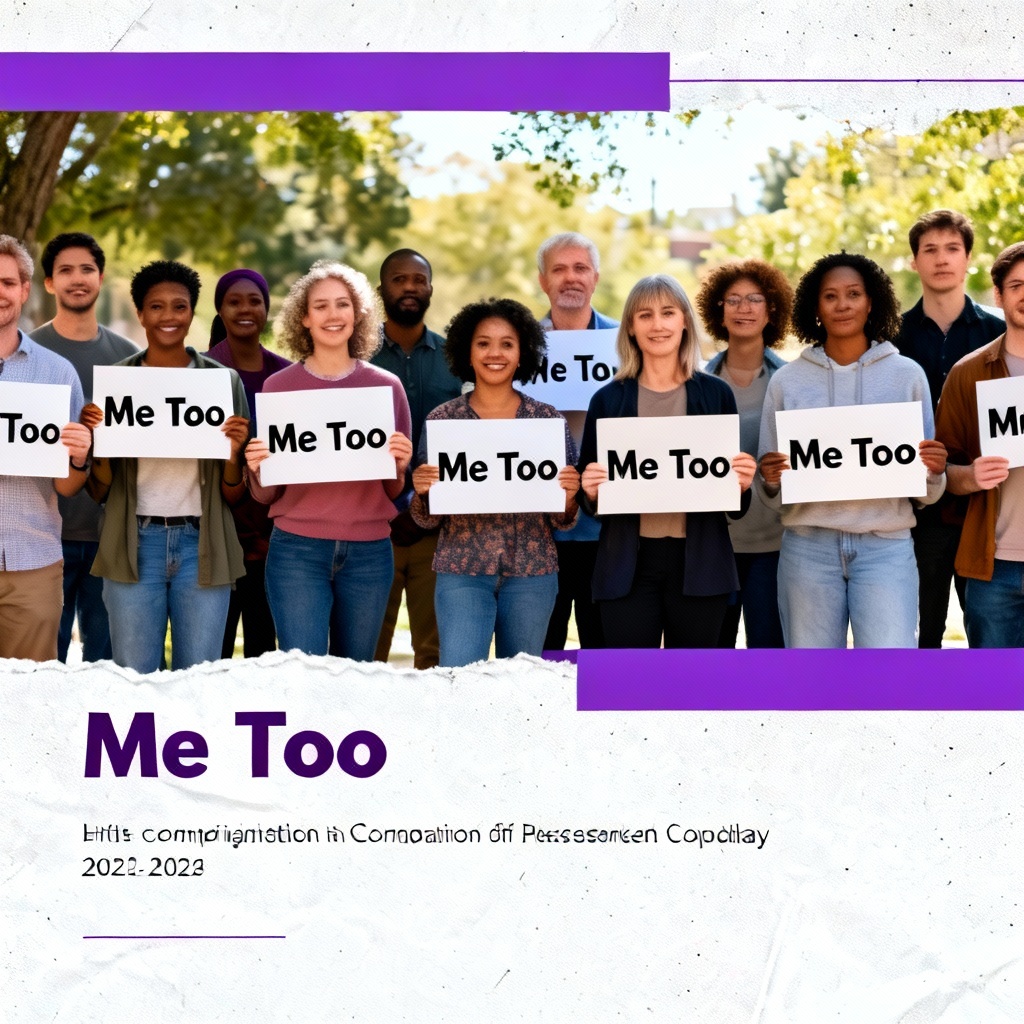 AI solidarity group banner for Me Too campaign