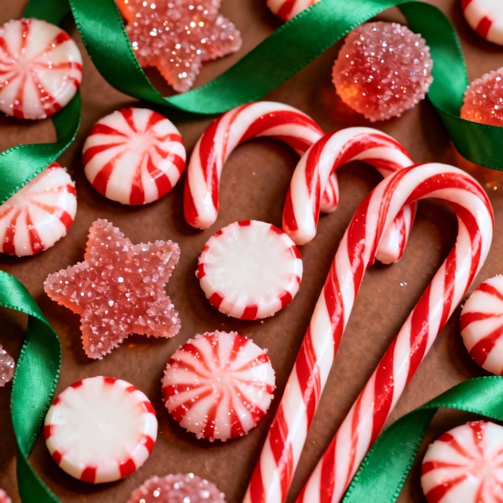 AI peppermint candy cane assortment