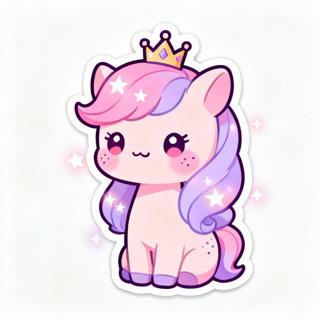 Pastel chibi pony princess avatar