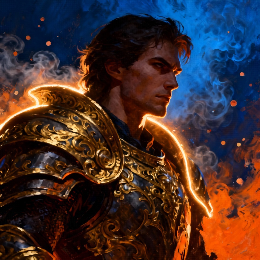 AI Fantasy Warrior Portrait