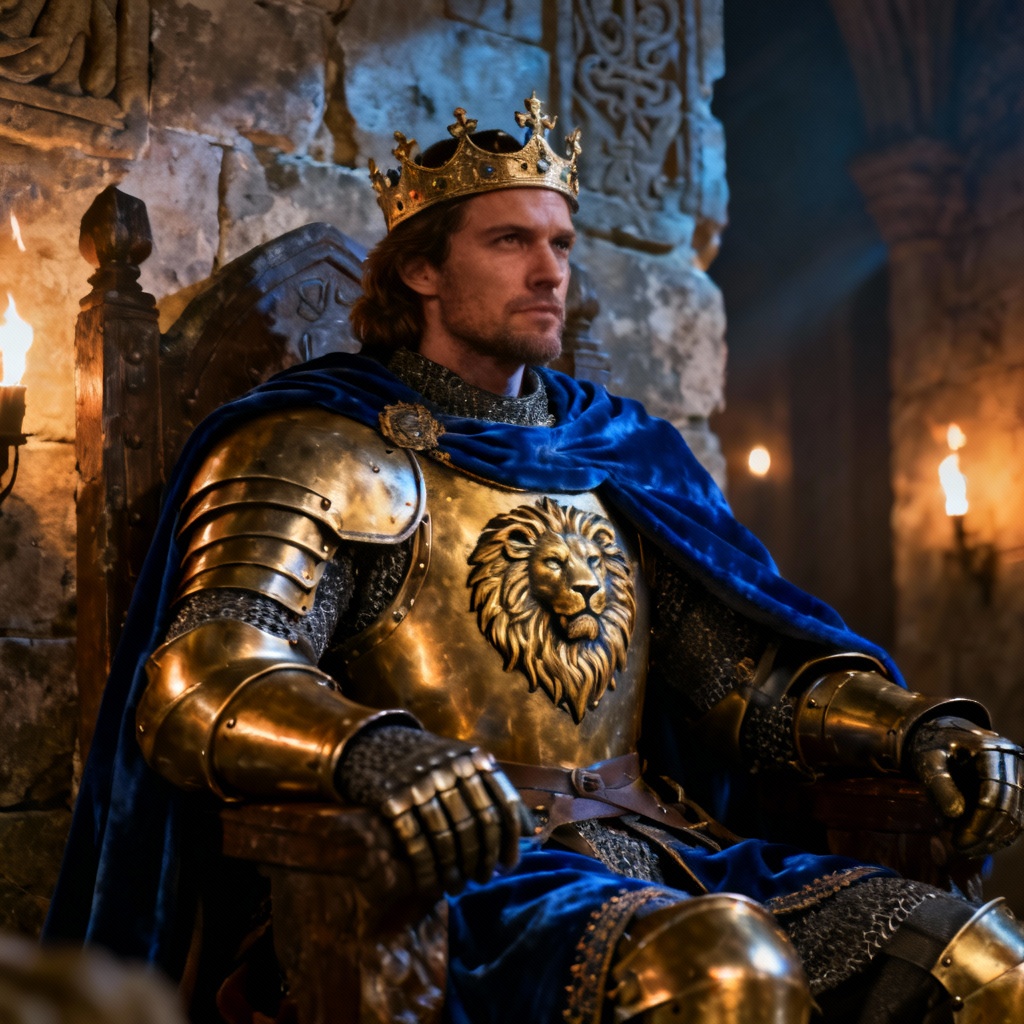 AI Medieval King Armor Outfit