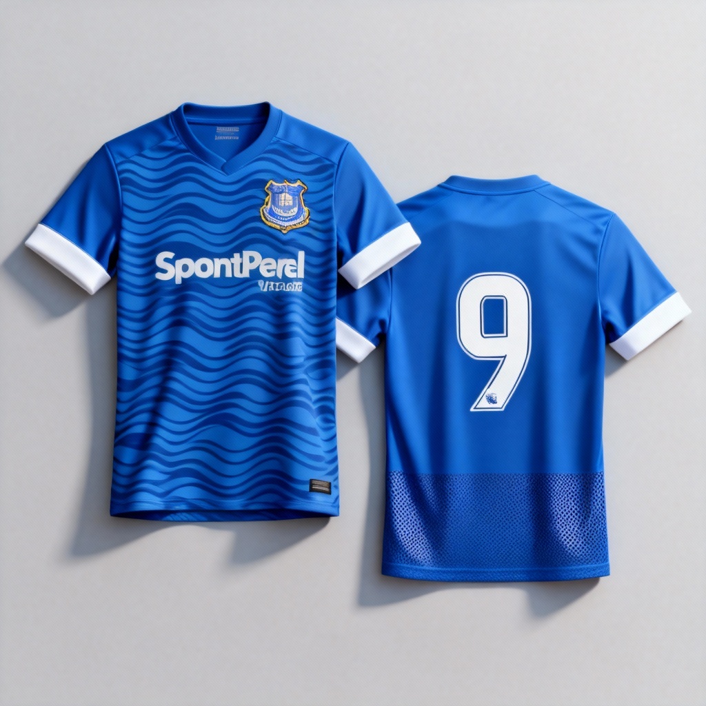AI modern soccer home kit design