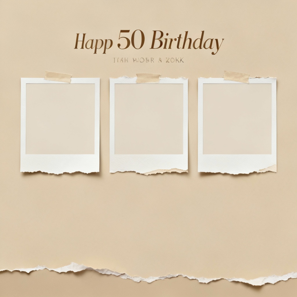 AI Photo Collage Milestone Birthday Invitation