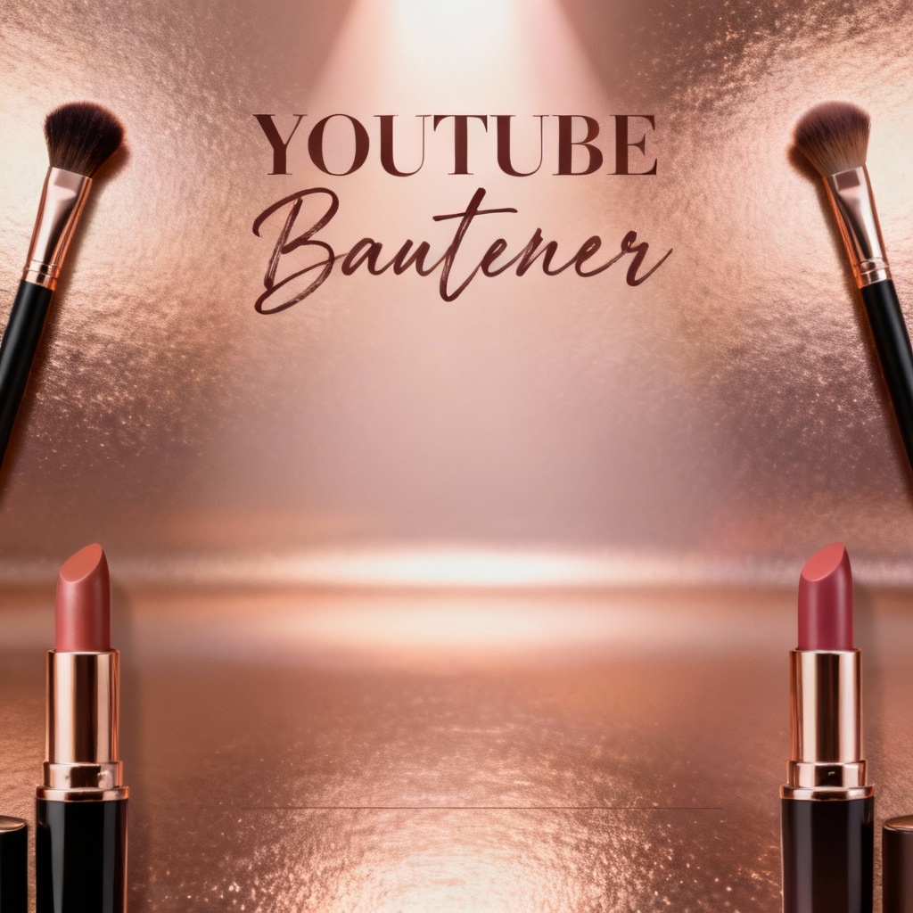 AI beauty channel YouTube banner