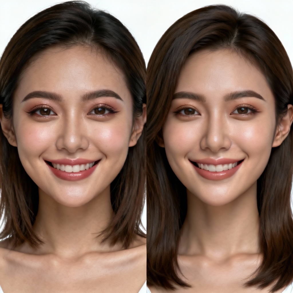 AI gender swap prank selfie before and after