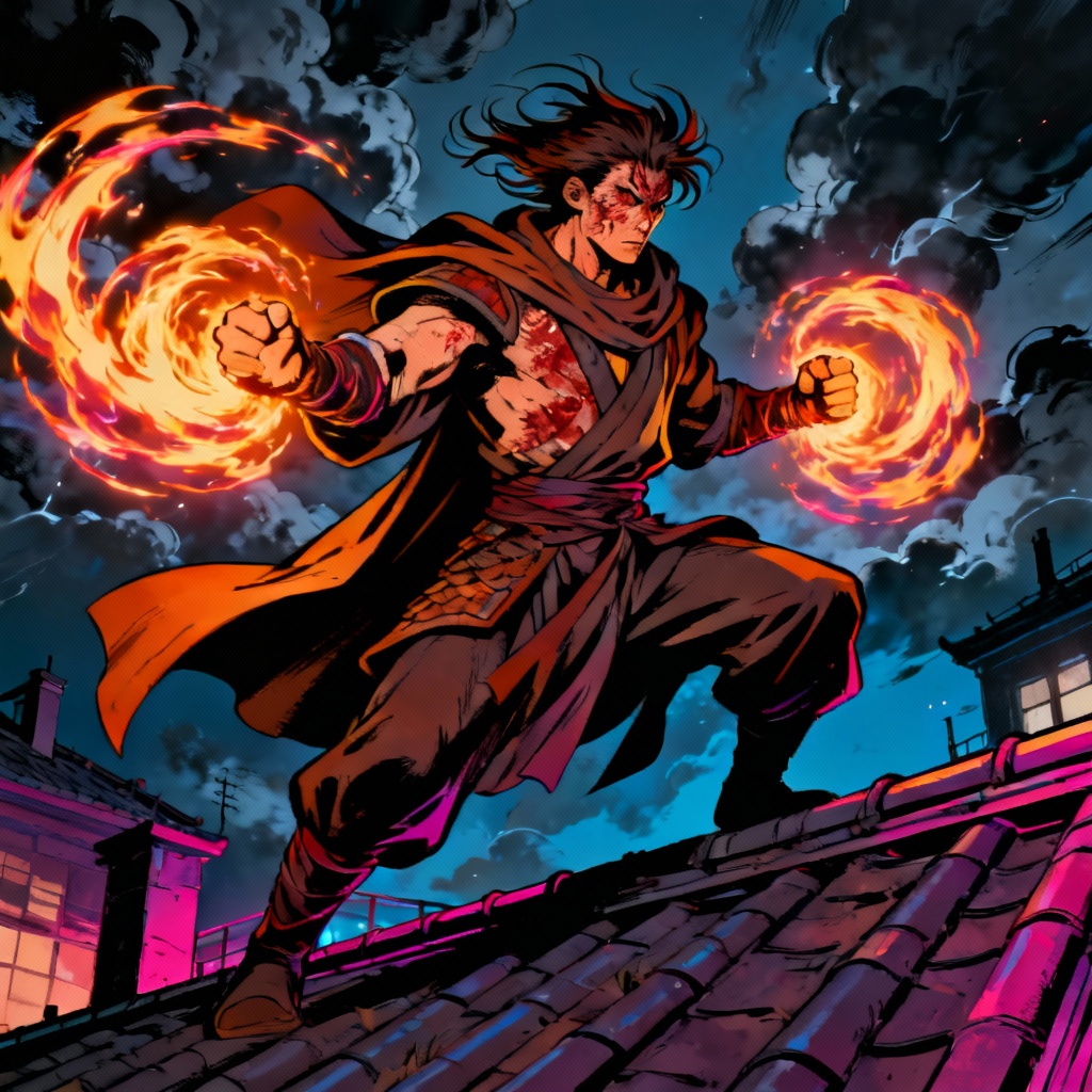 AI Zuko Avatar Night Duel Stance