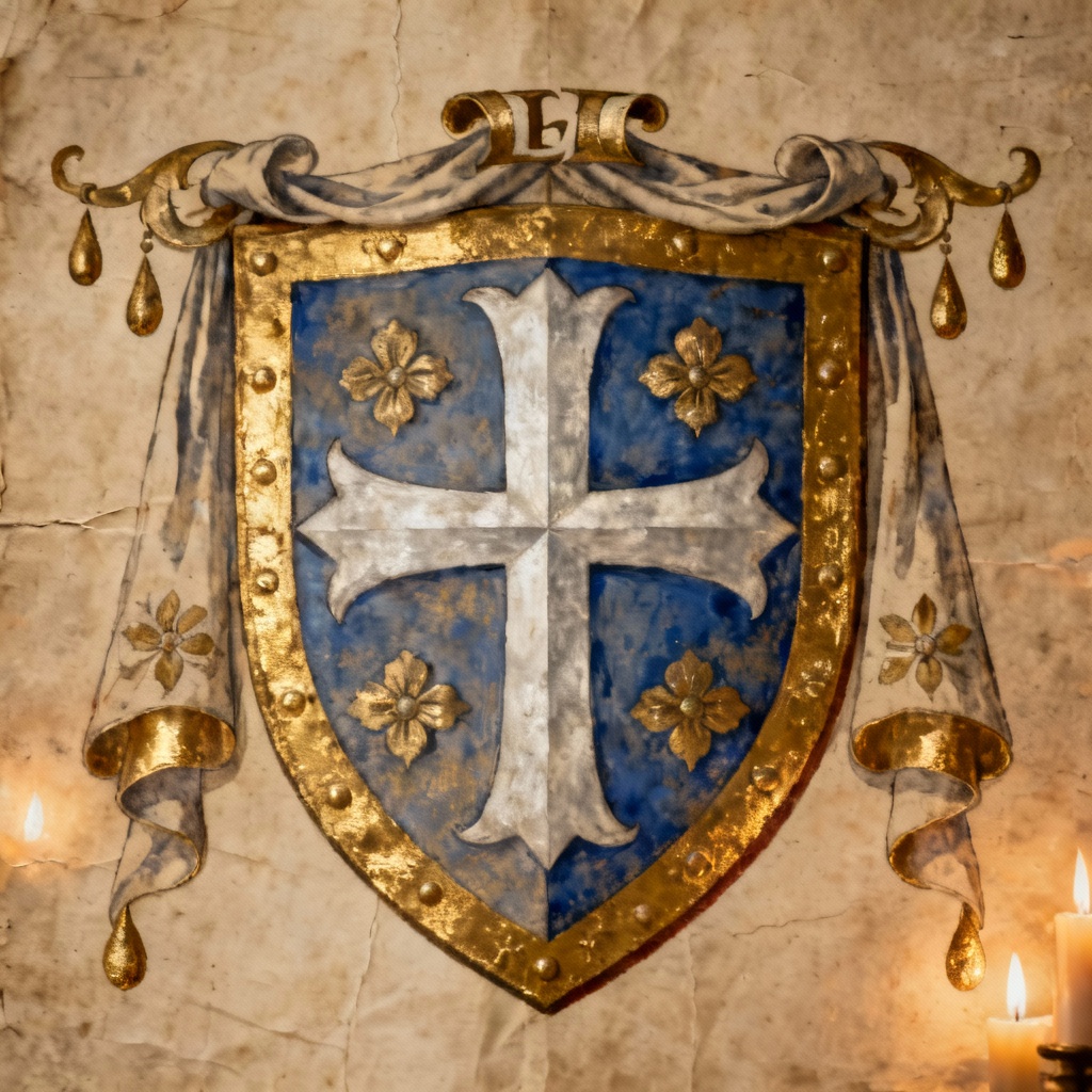 AI Illuminated Medieval Heraldry