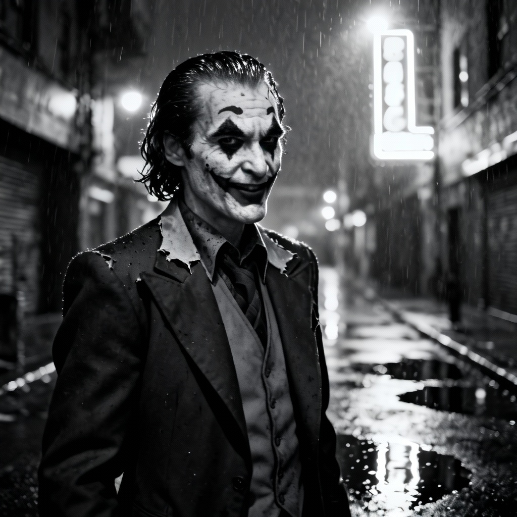 AI Noir Joker Villain