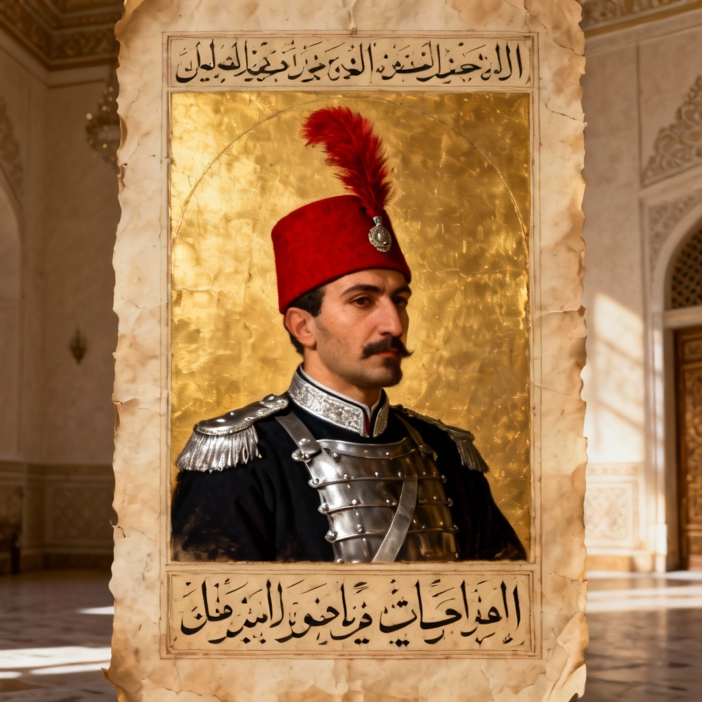 AI Janissary Officer Ottoman Portrait