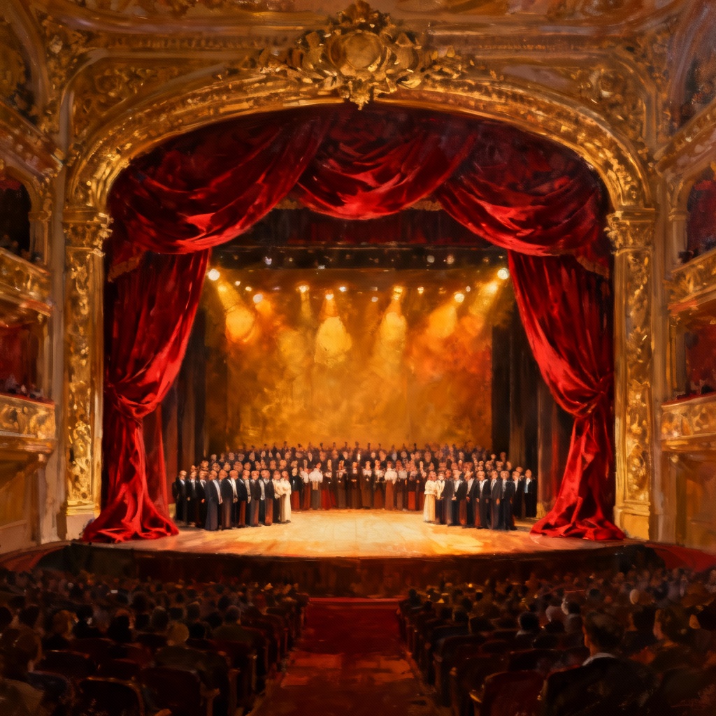 AI opera house grand finale stage image