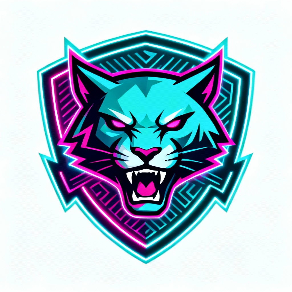 Esports mascot panther logo
