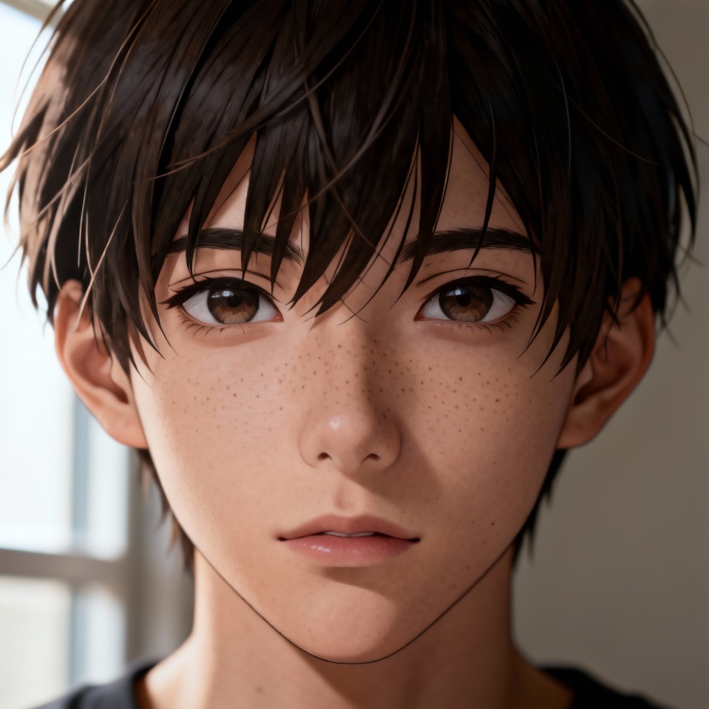 Photorealistic Portrait From Anime Artwork
