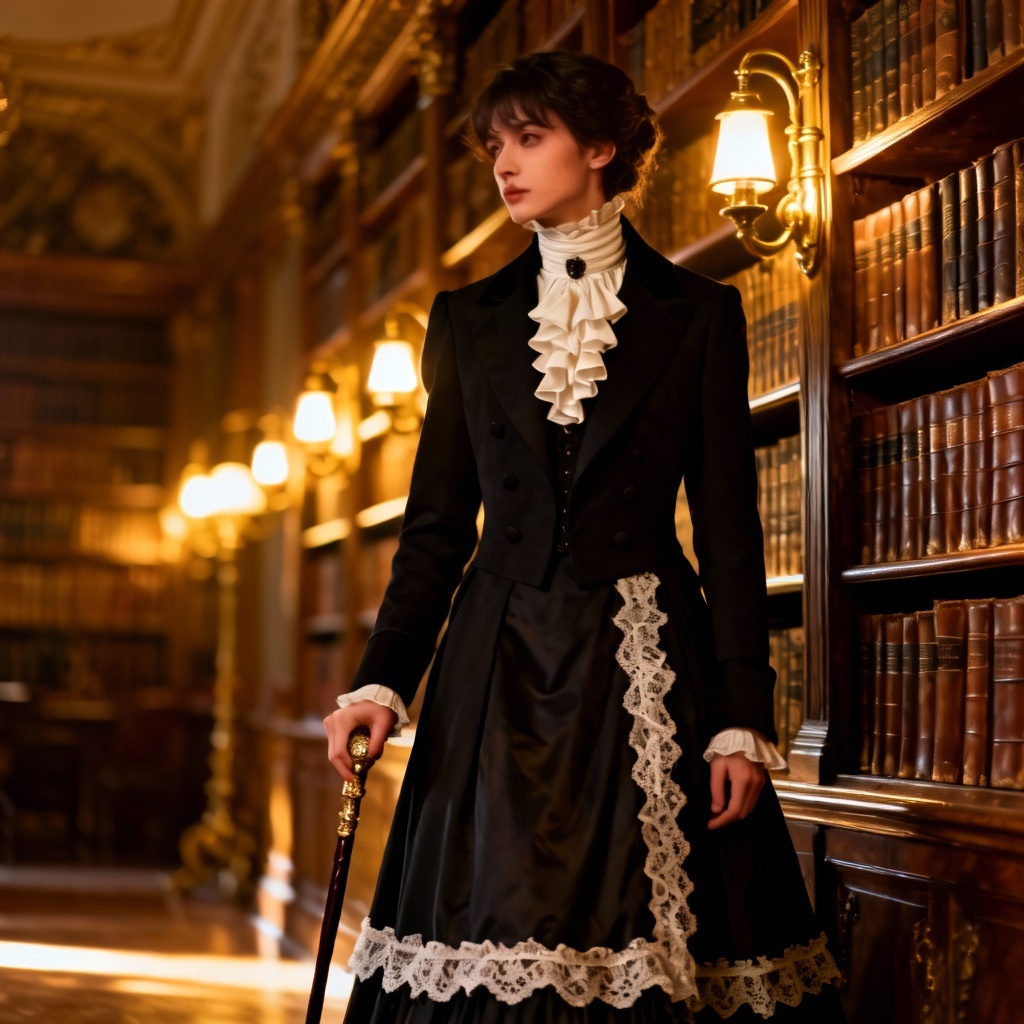 AI Classic Aristocrat EGL fashion portrait