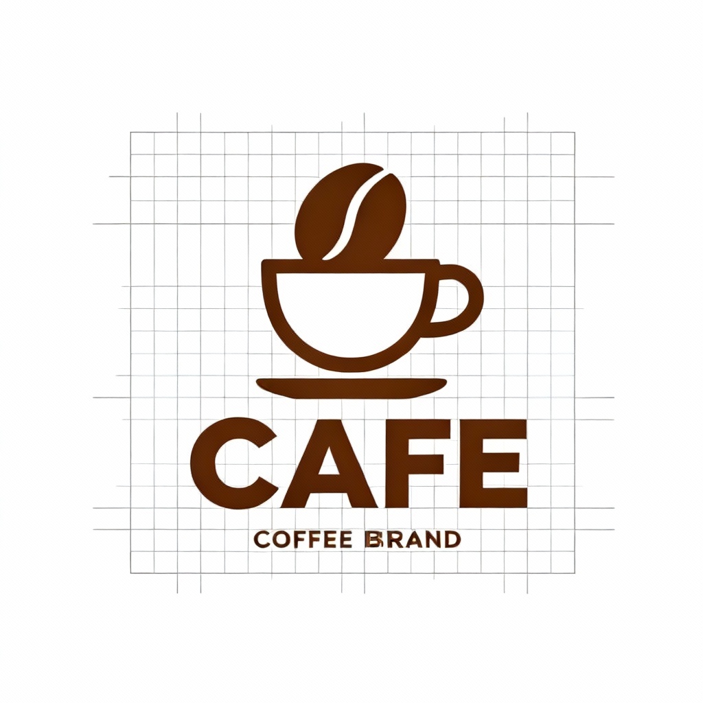 AI Modern Cafe Logo Badge