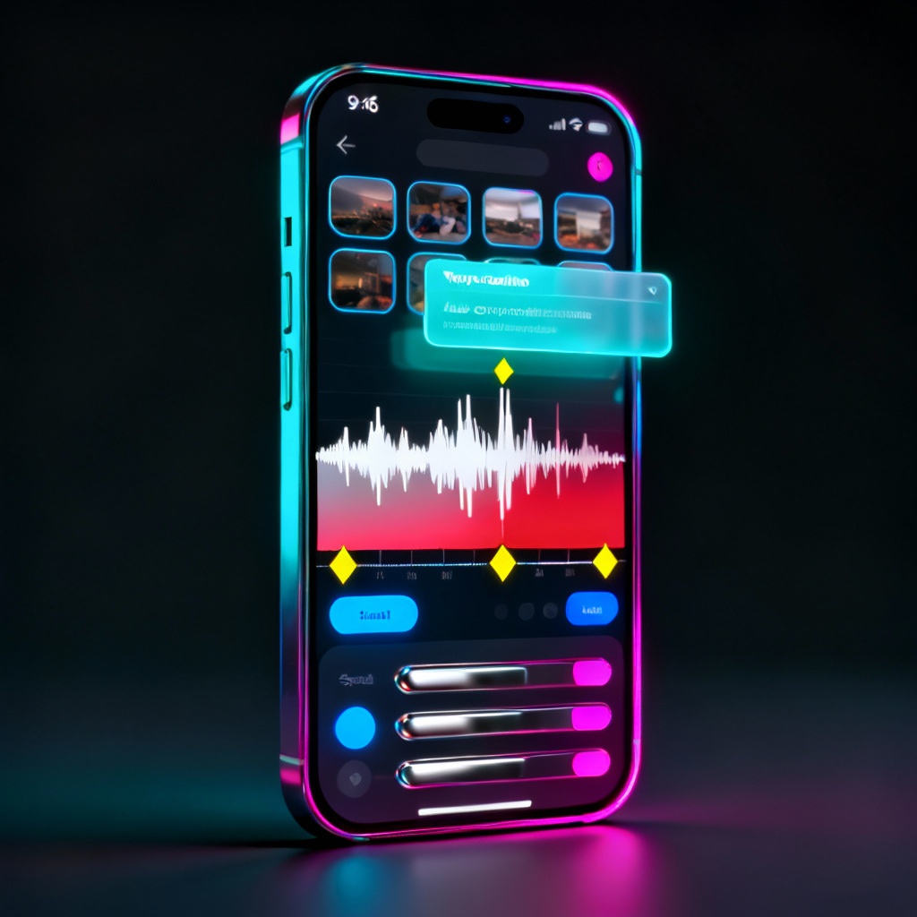 AI reel generator vertical video editor interface