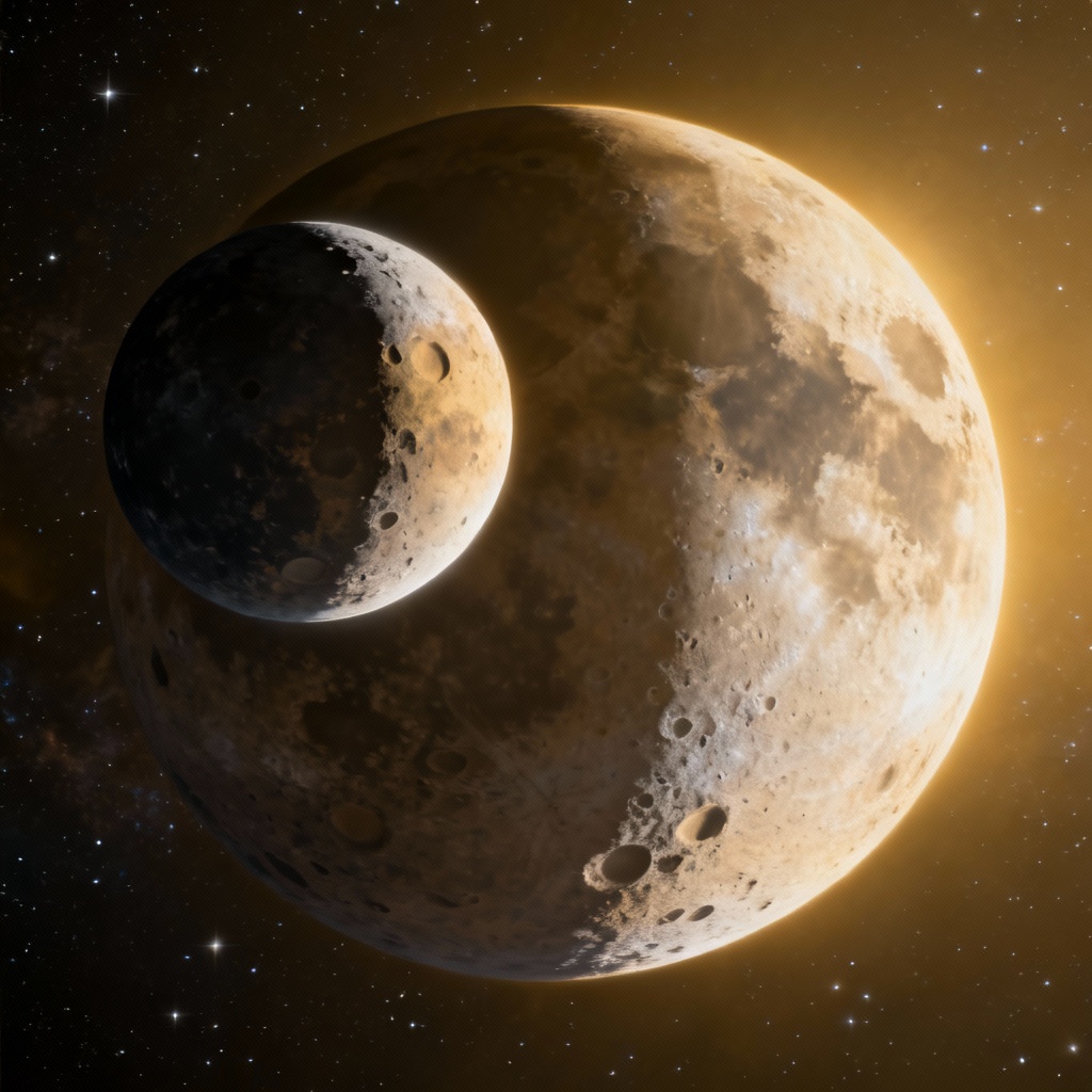 AI binary planets in eclipse alignment