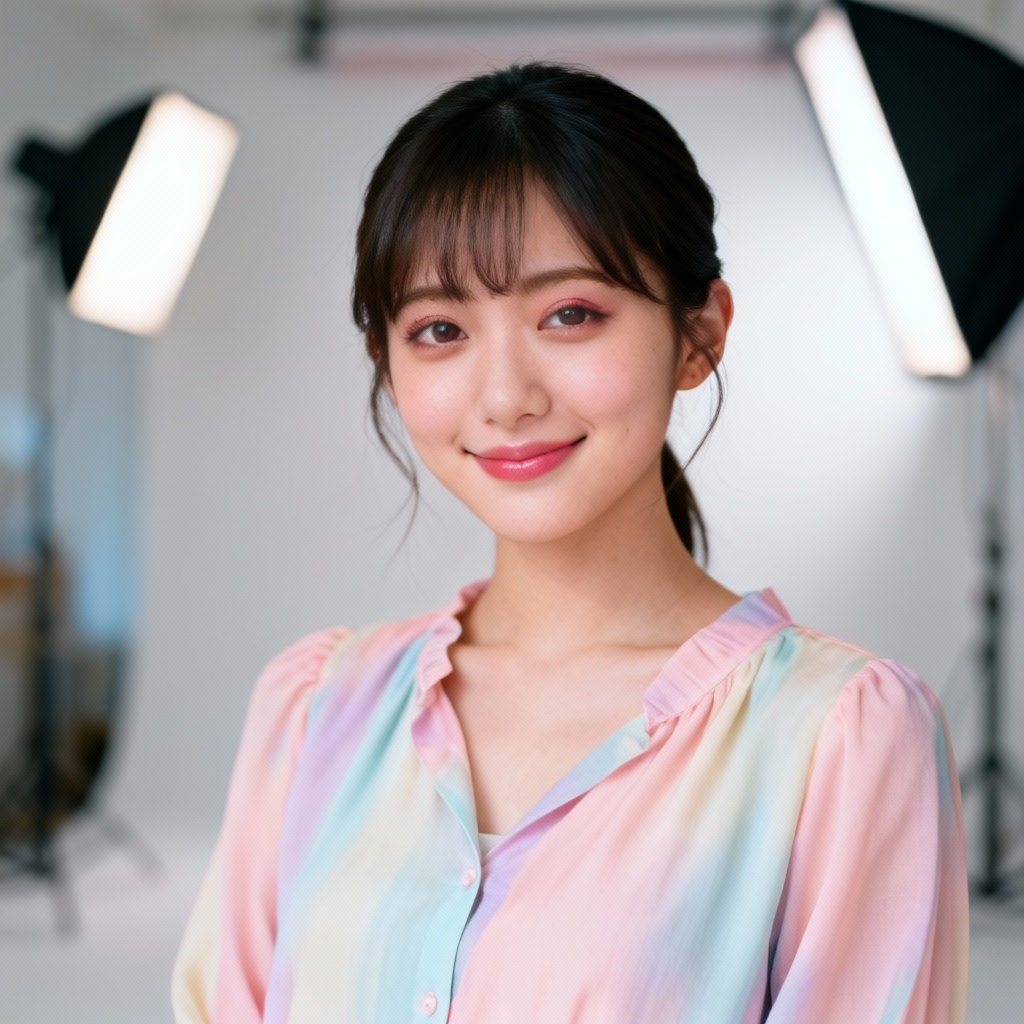 AI Shinozaki Style Studio Portrait