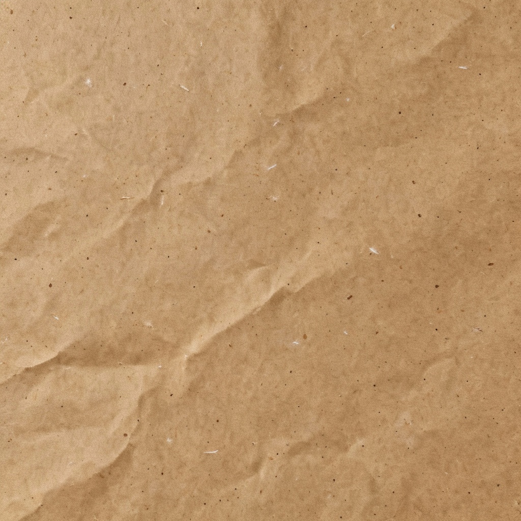 Tileable kraft paper texture with visible fibers