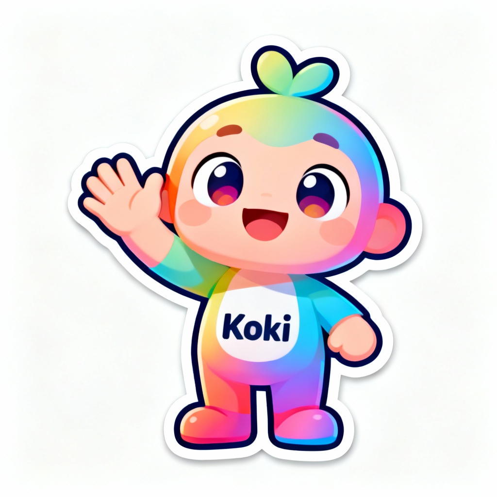 AI Koki mascot hero image