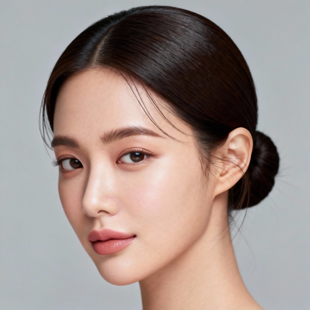 AI Sleek Low Bun Hairstyle Preview