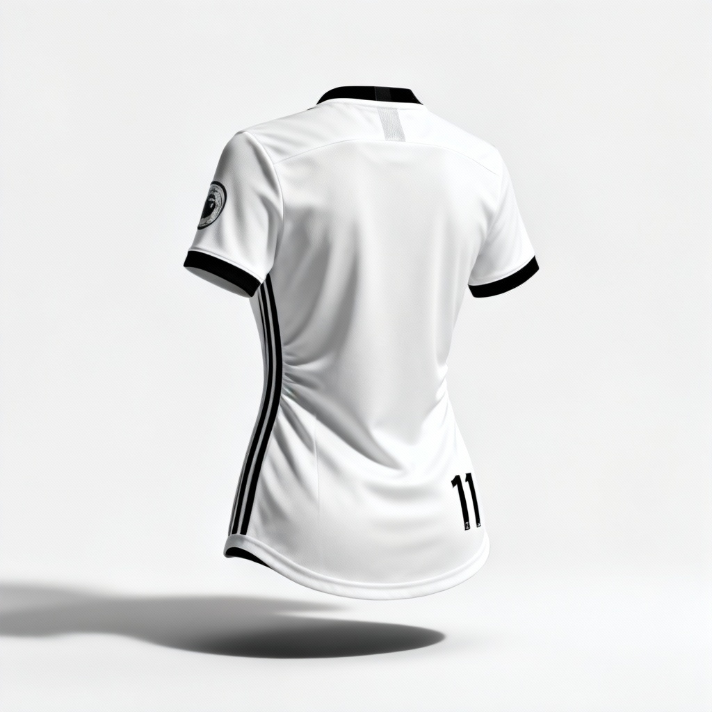 AI women’s fit minimal monochrome soccer jersey