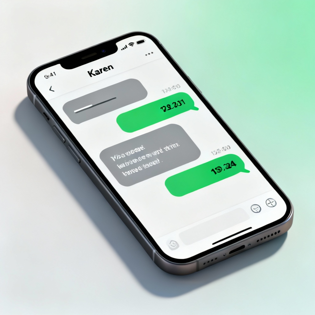 Karen complaint chat screenshot with assertive message thread