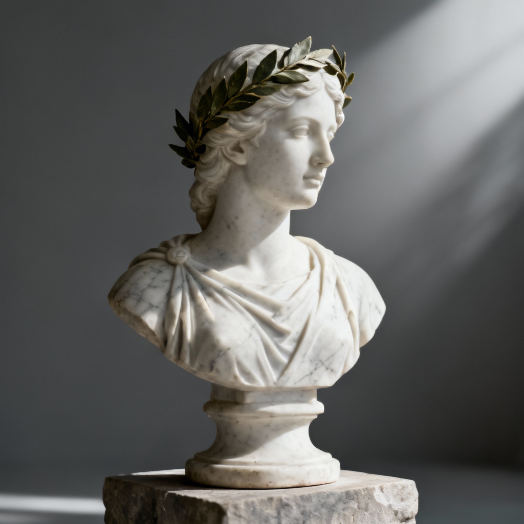 AI Marble Bust Statue Portrait