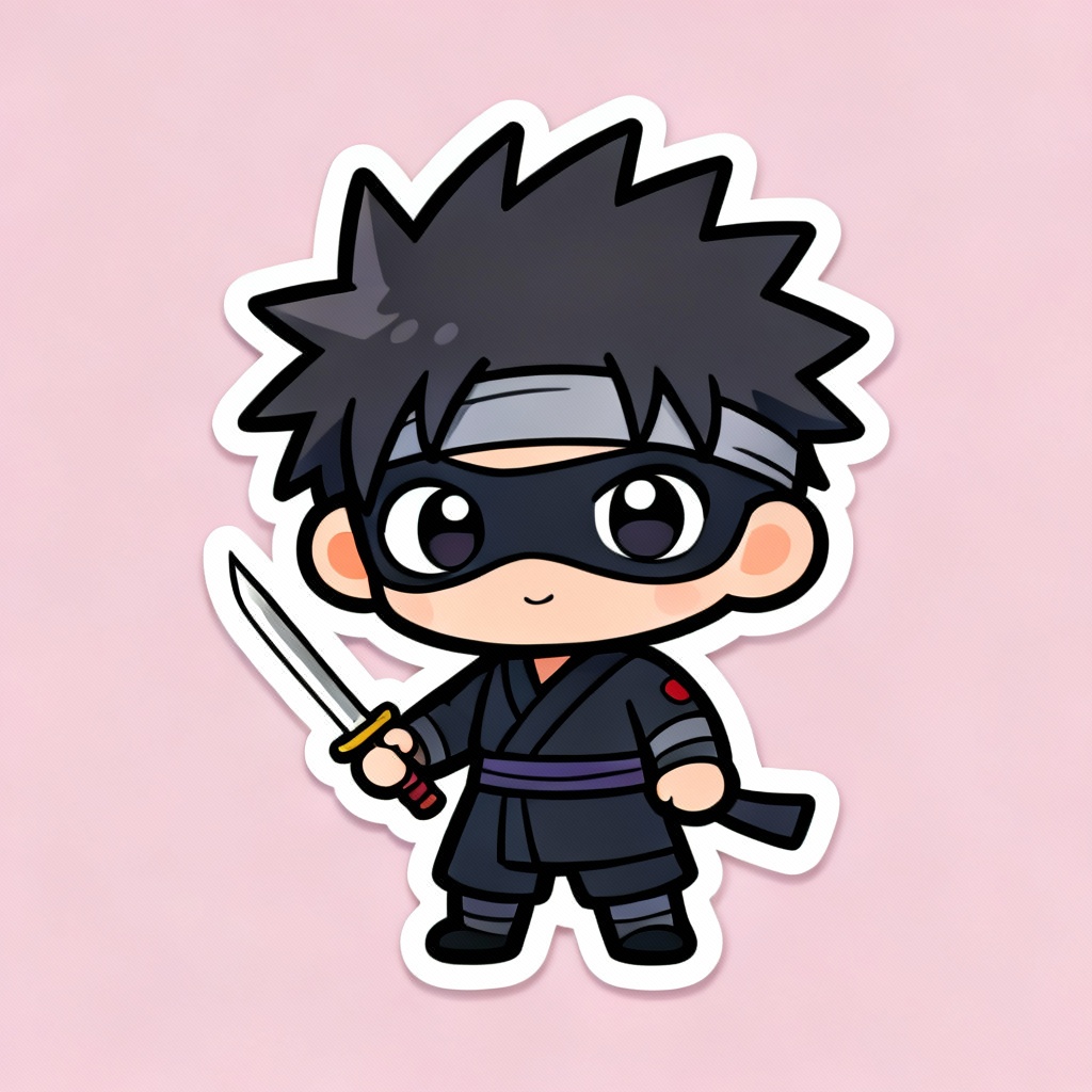 Chibi Sasuke-style character