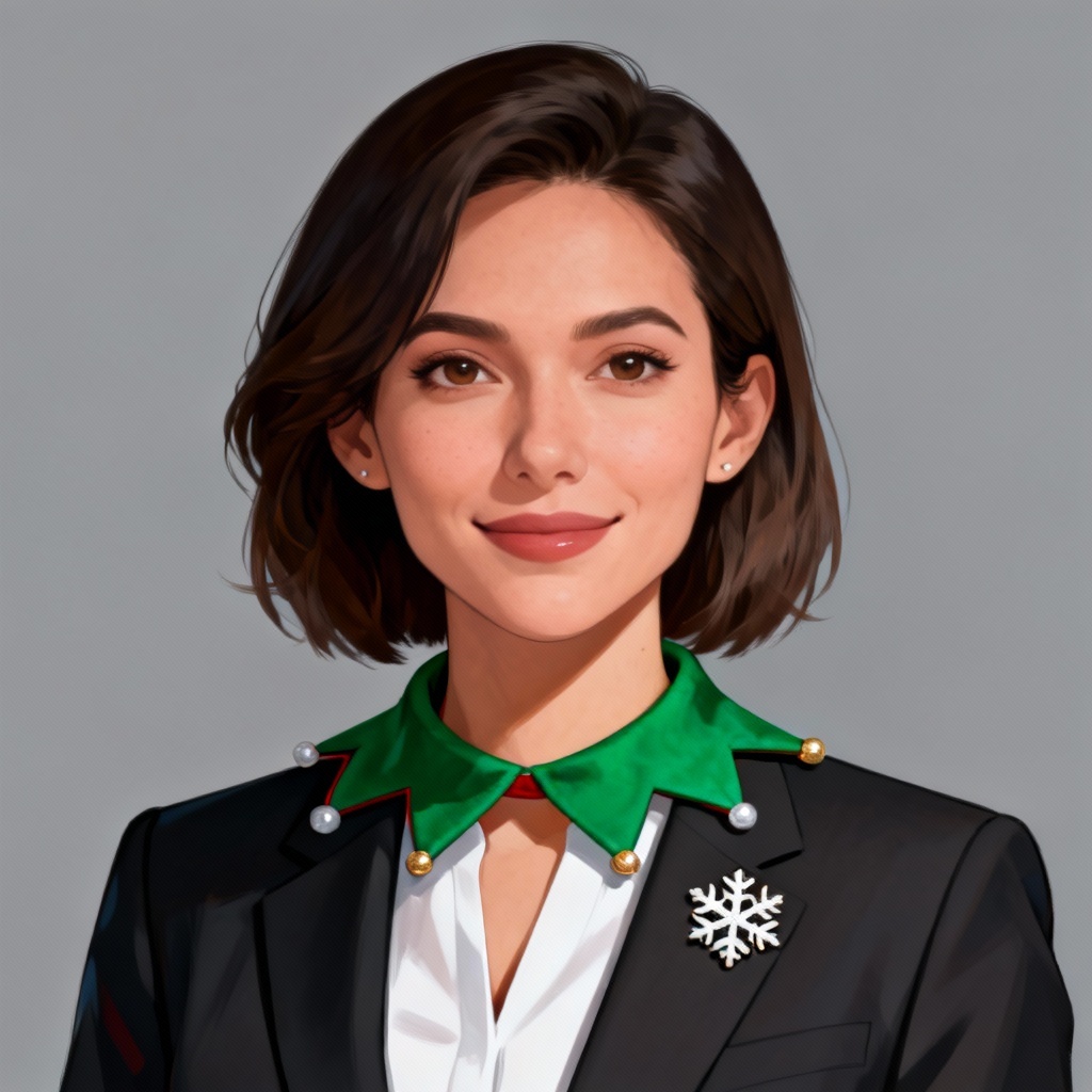 AI professional Christmas avatar for business