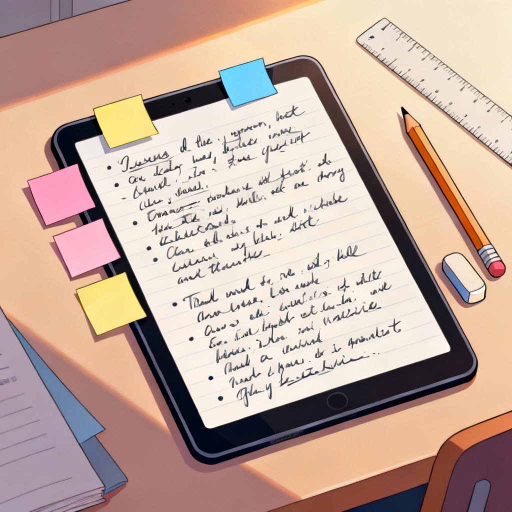 Lecture to bullet point summary