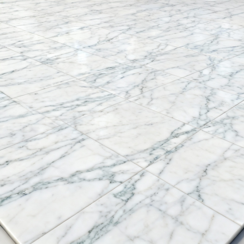 AI Carrara marble texture seamless with soft grey veins