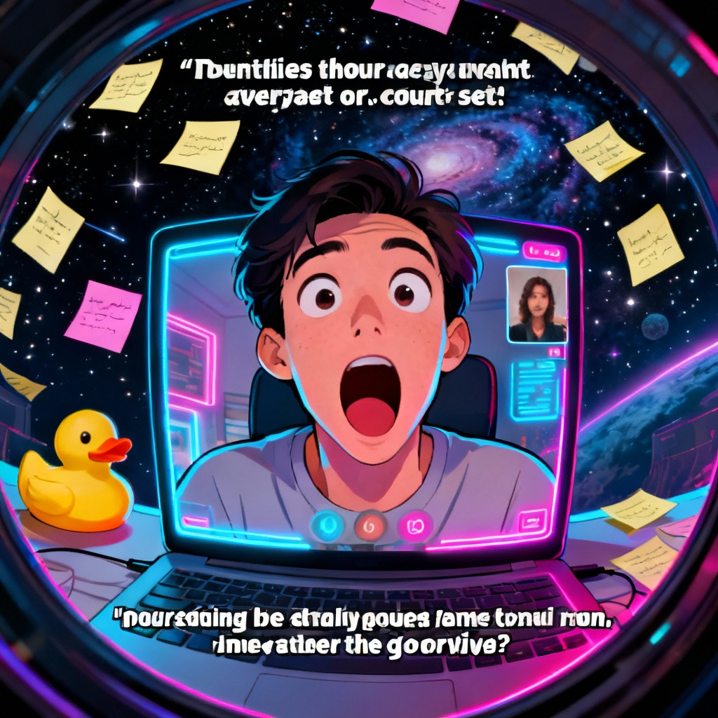 AI funny video call background fail