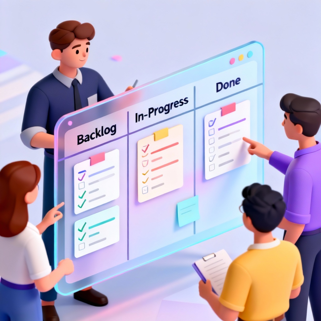 AI Agile Sprint Planning Artwork