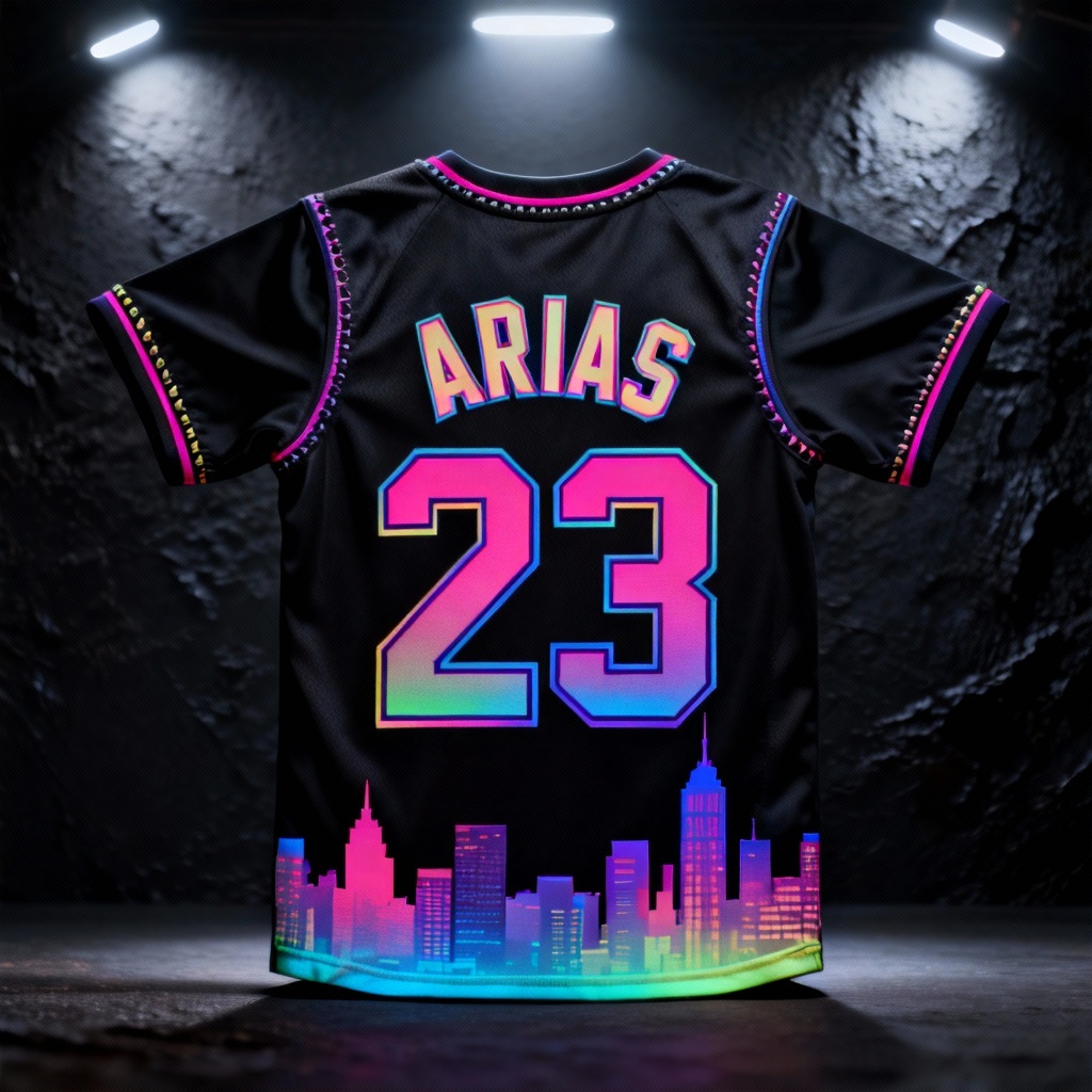 AI basketball city edition jersey design