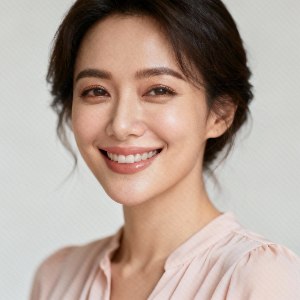 AI Girlfriend Portrait in Soft Studio Light