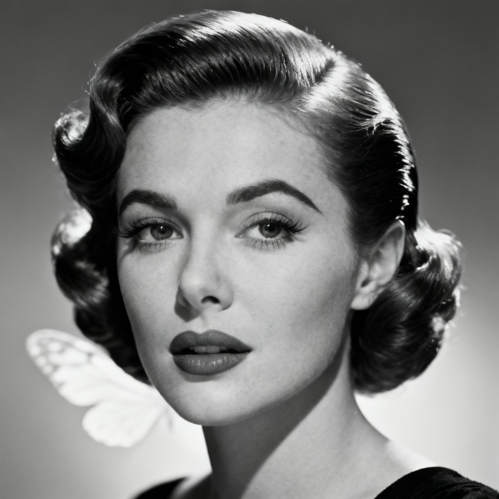 AI classic Hollywood celebrity twin look