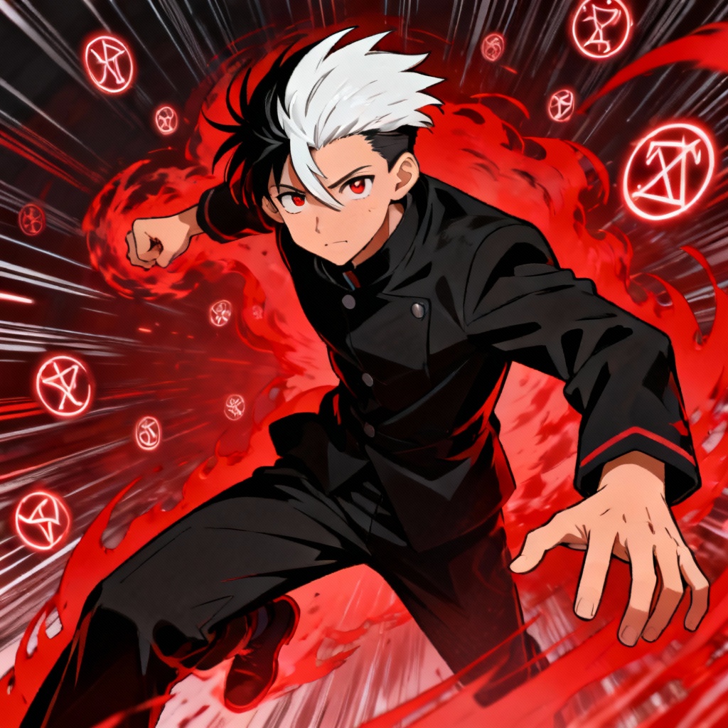 AI Evil Anime Character