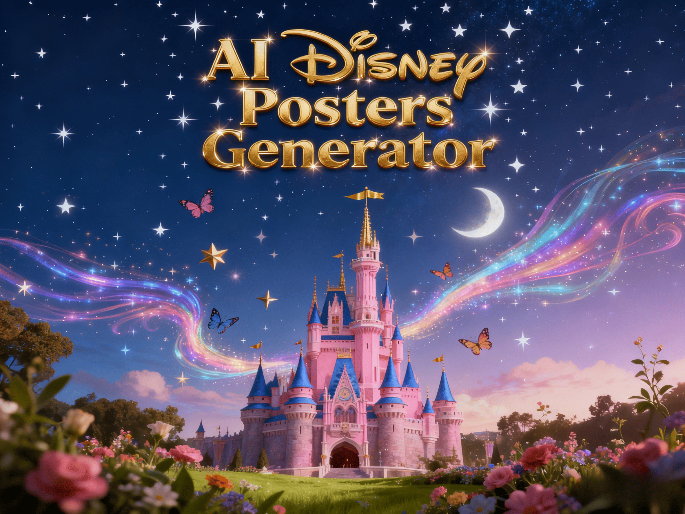 Free AI Disney Pixar Poster Generator – Create Stunning Disney-style Poster