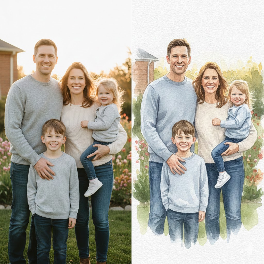 Multi-Generation Portrait