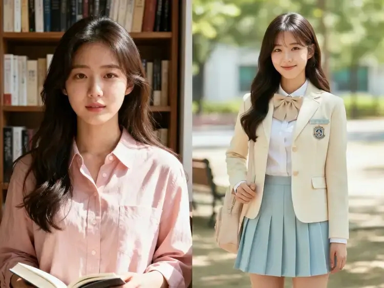 K-pop school concept