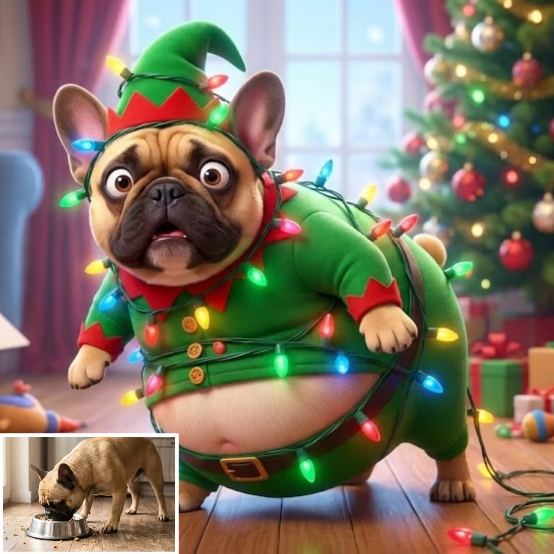 Funny Christmas Elf Poster