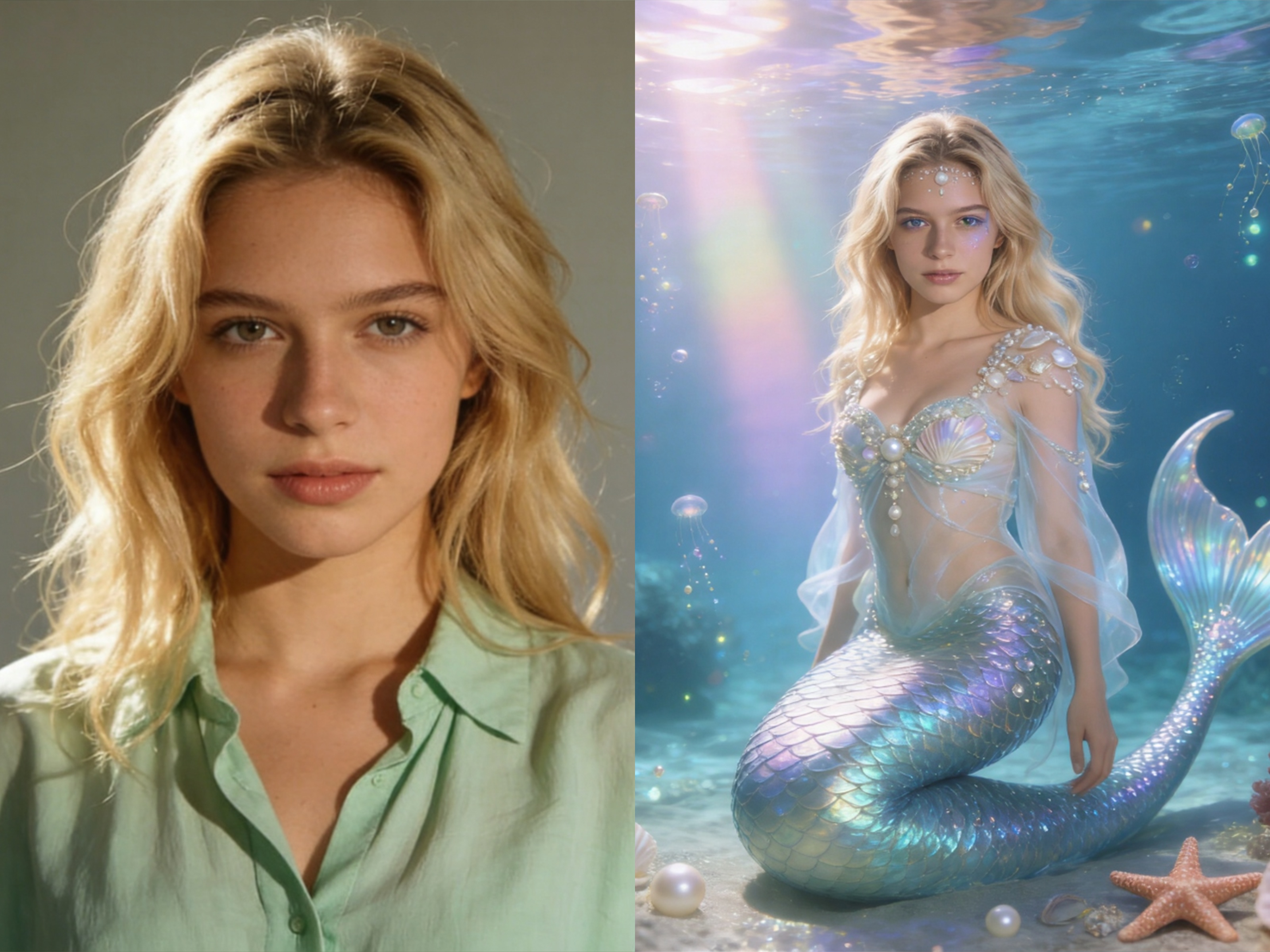 Free AI Mermaid Filter Online