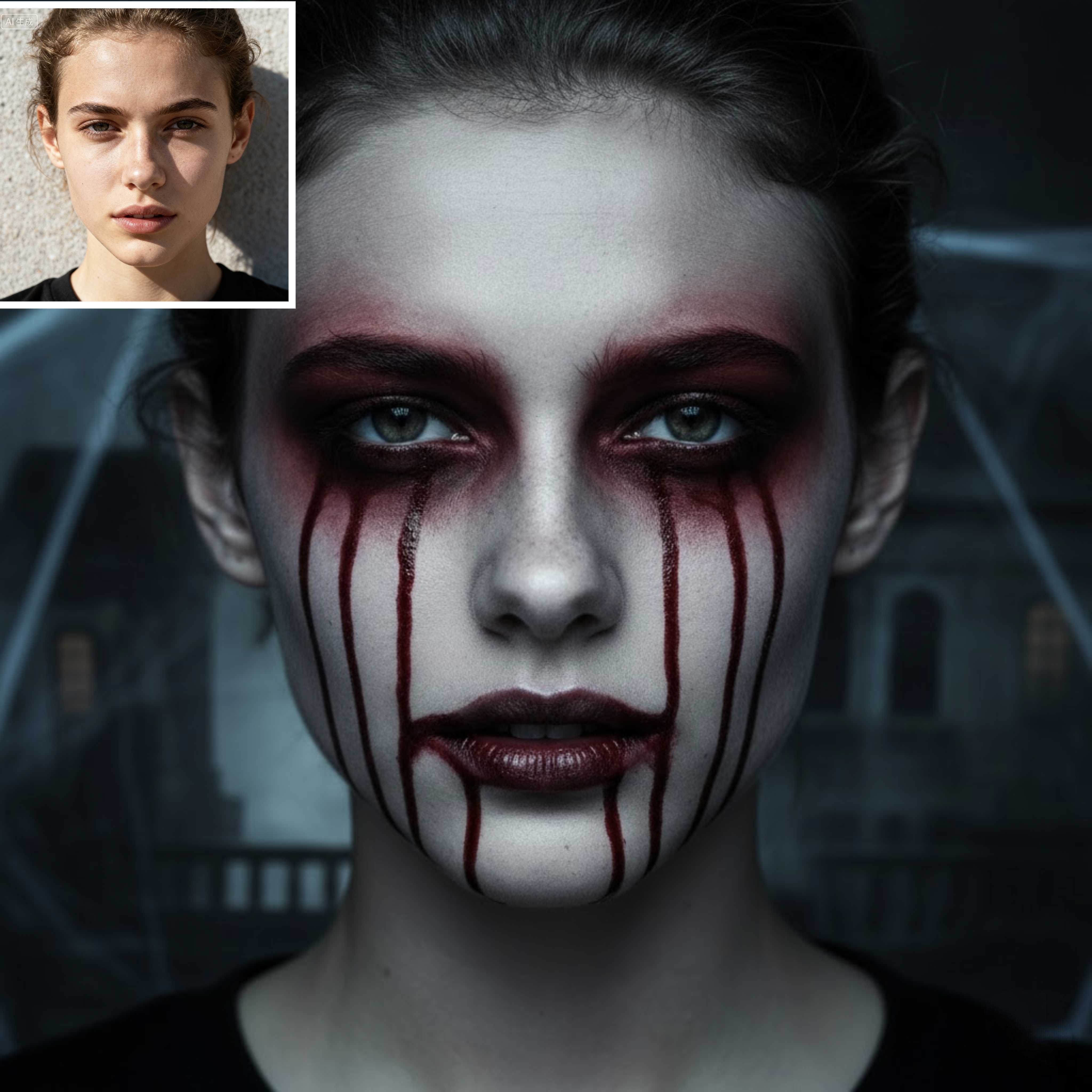 秒变逼真万圣节造型