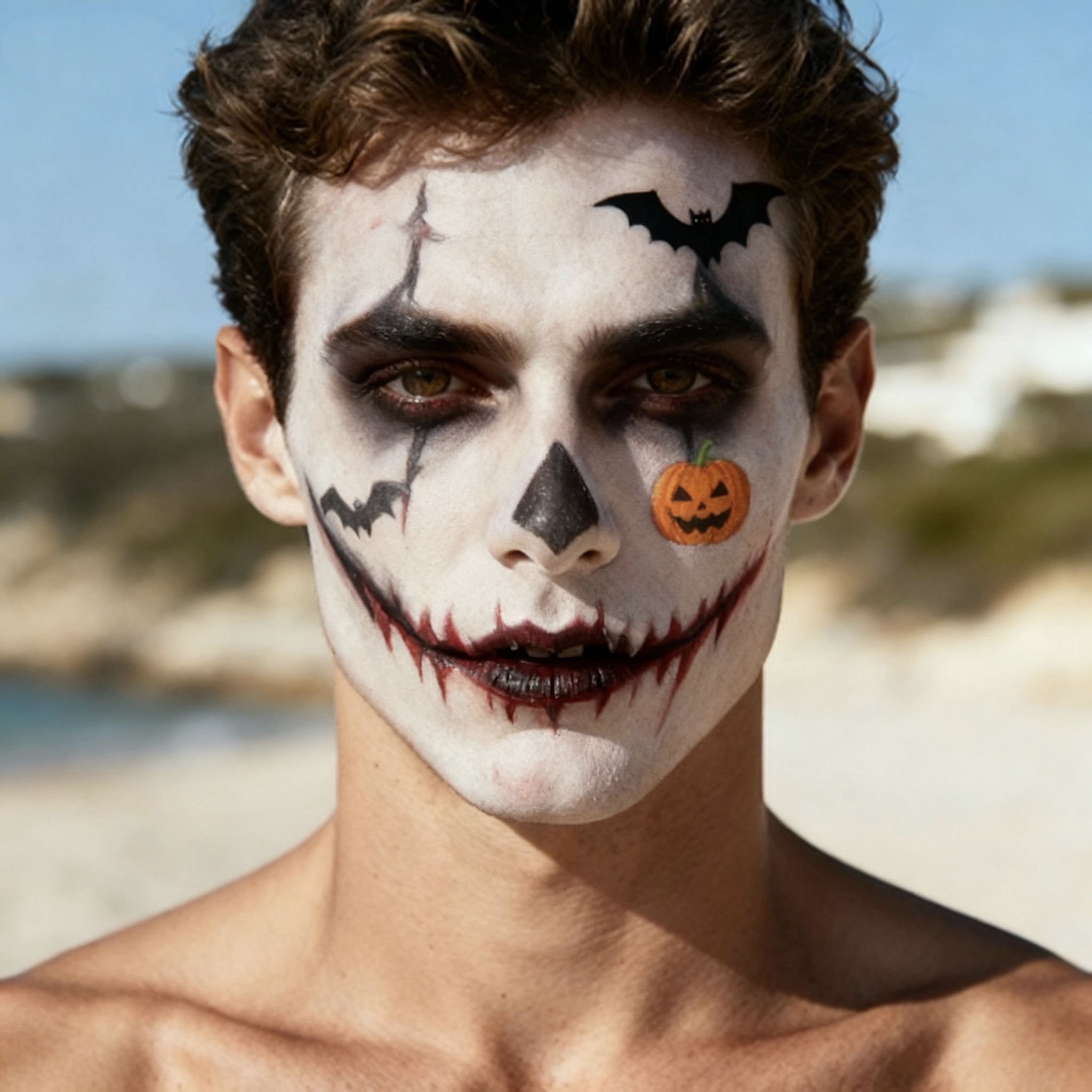 一秒生成社交平台万圣节妆容