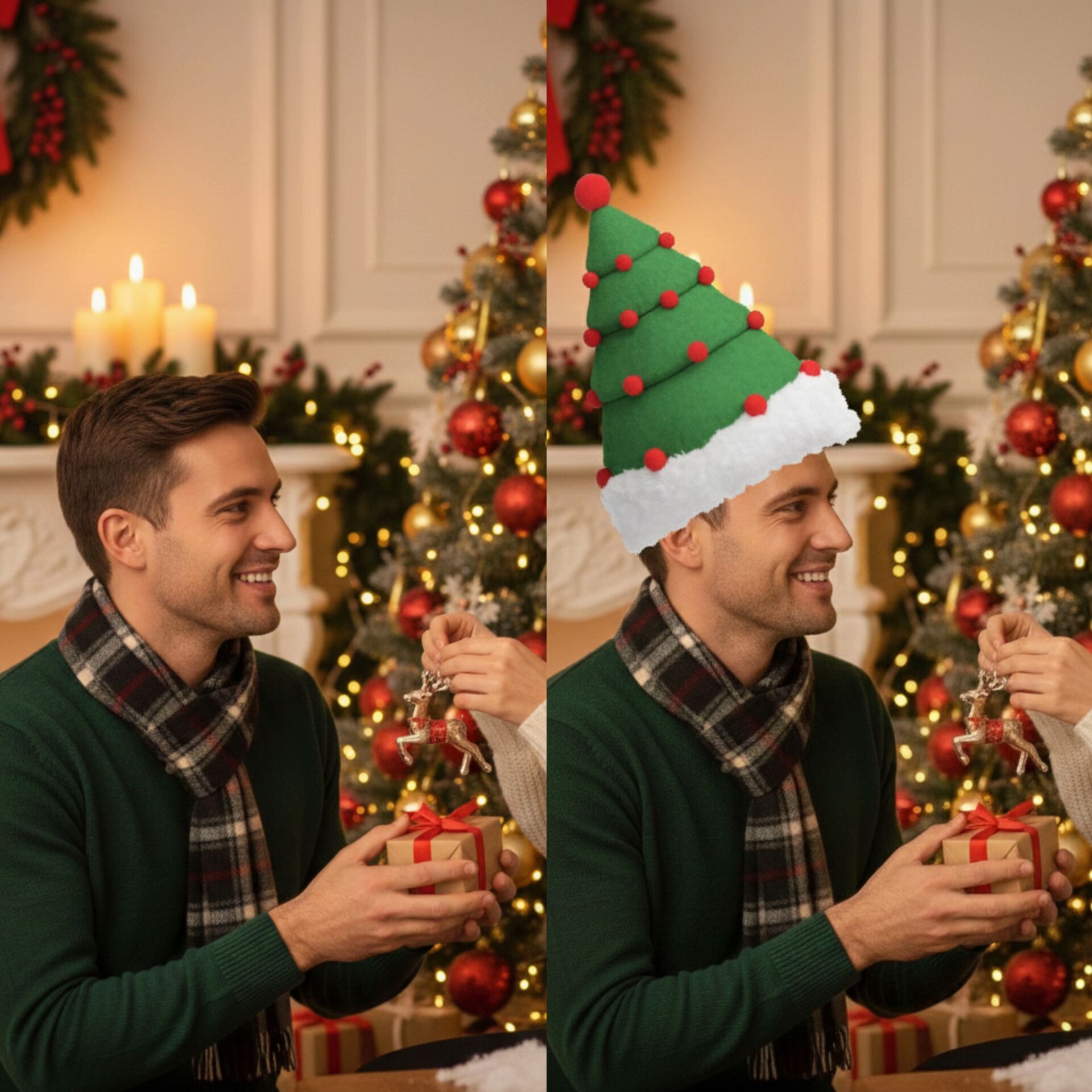 Windy City Novel Christmas Tree Hats