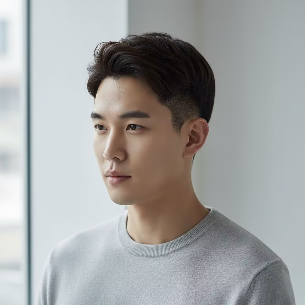 Korean Neo-Quiff Hairstyle for Men