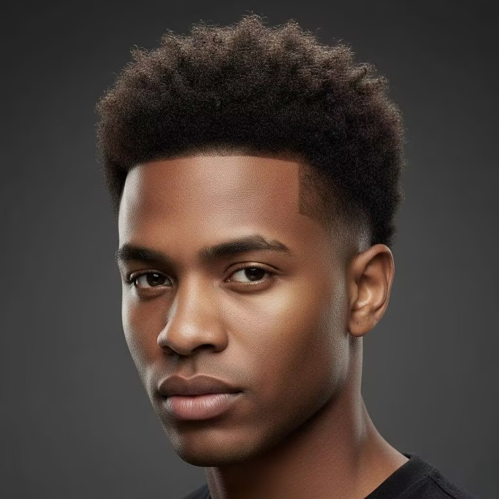 Low Taper Fade Afro