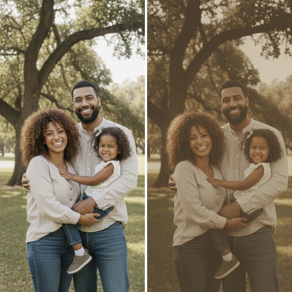 Realistic, Studio-Quality Family Portraits