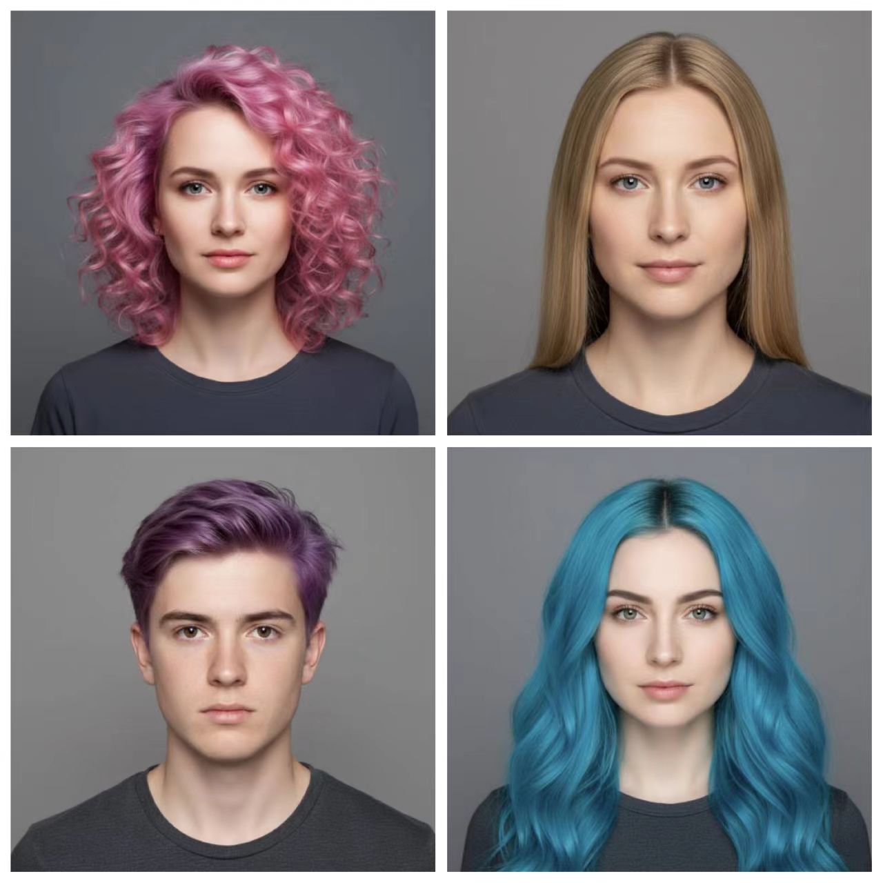 Ultra-Realistic Hair Coloring Effect